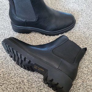 Mix ankle boots